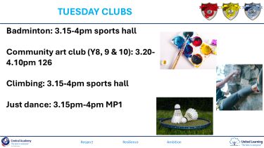 Tuesday Clubs