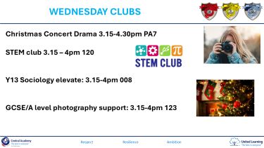 Wednesday Clubs