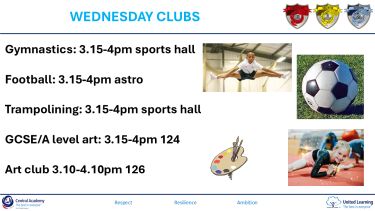 Wednesday Clubs